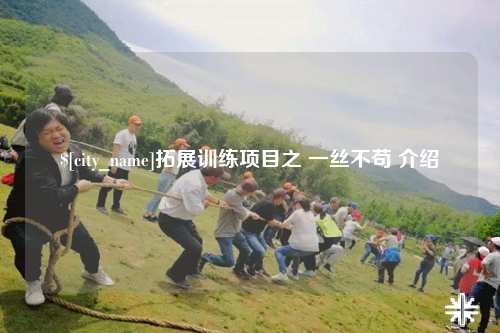 青海拓展训练项目之 一丝不苟 介绍